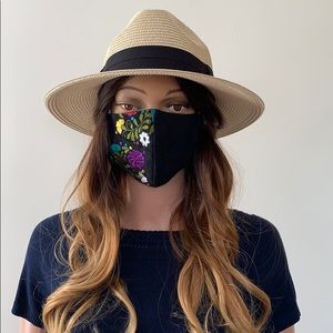 New Hand Embroidered Face Masks made in Mexico.